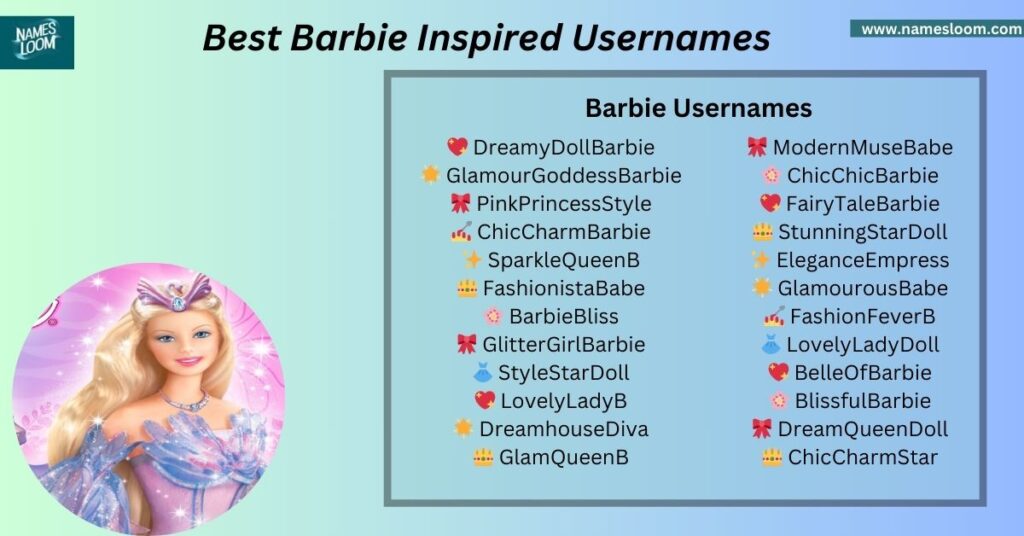 Best Barbie Inspired Usernames