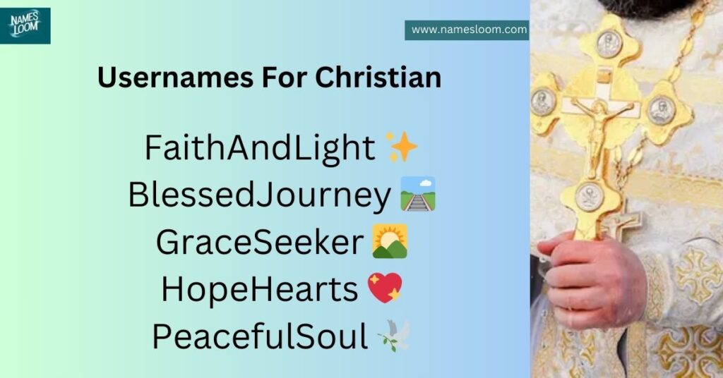 Usernames For Christian