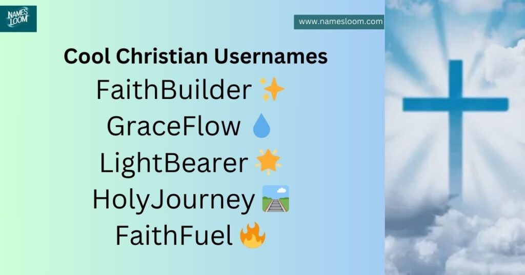 Cool Christian Usernames