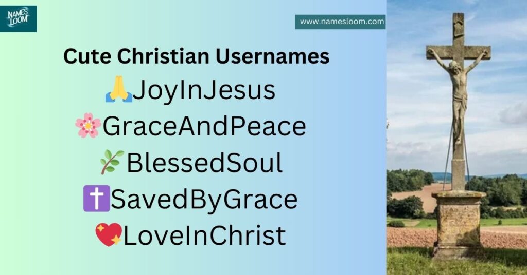 Cute Christian Usernames