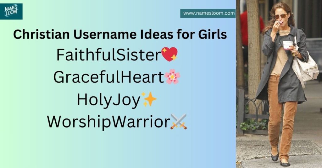 Christian Username Ideas for Girls