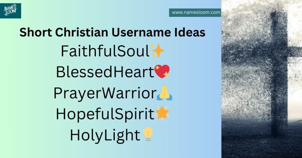 Short Christian Username Ideas