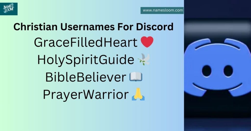 Christian Usernames For Discord