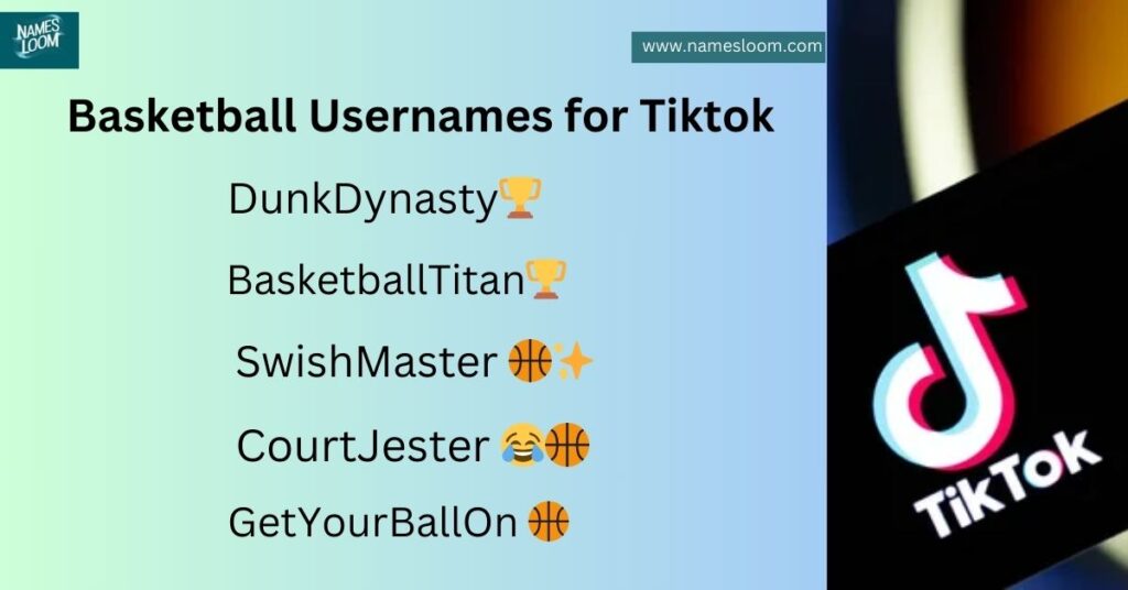 Basketball Usernames for Tiktok