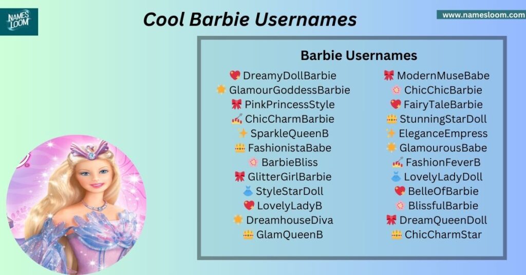 Cool Barbie Usernames