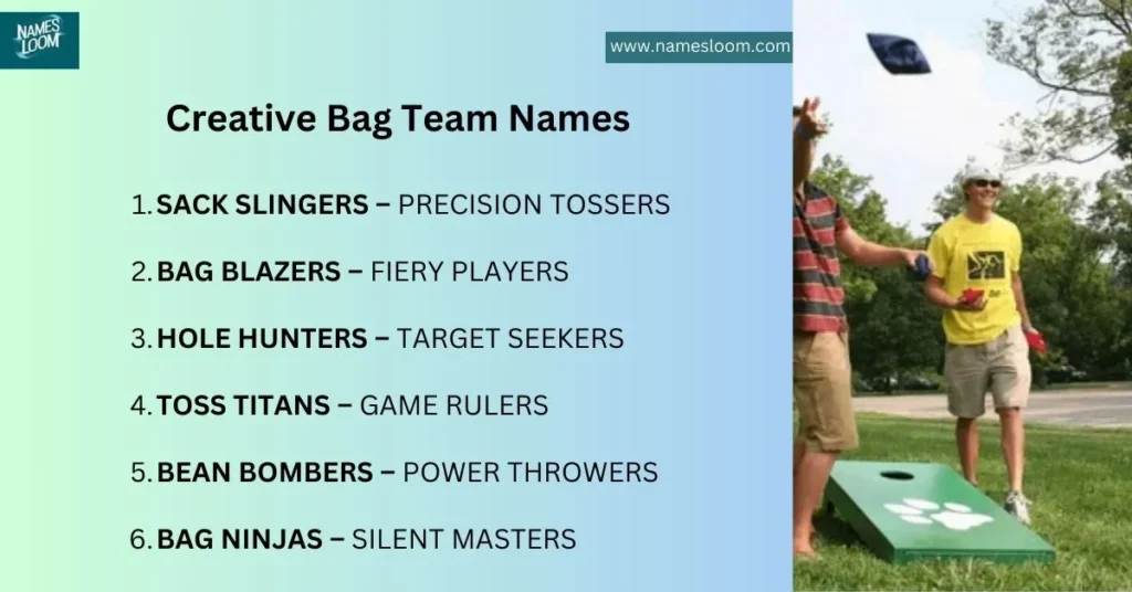 Creative Bag Team Names