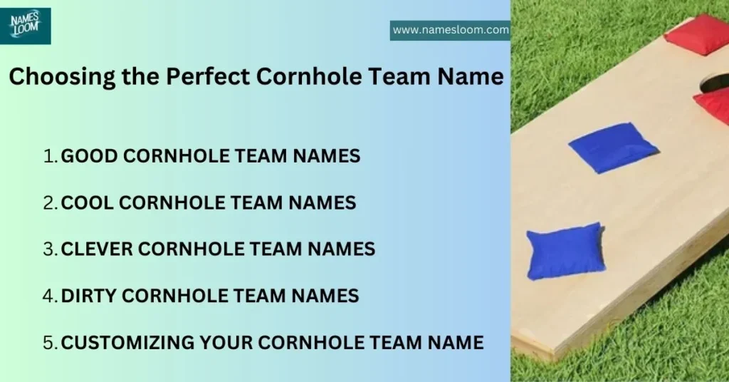 Choosing the Perfect Cornhole Team Name