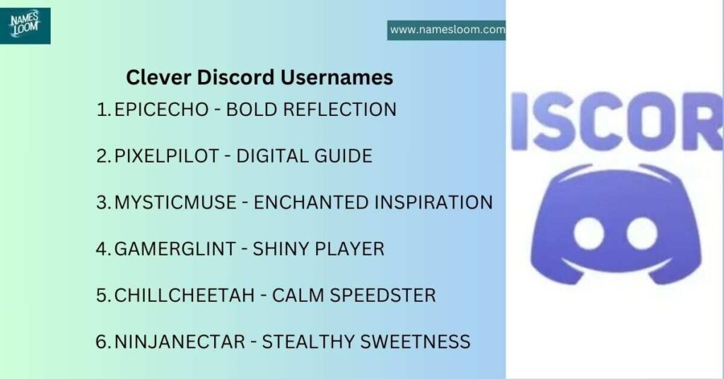 Chill Discord Usernames