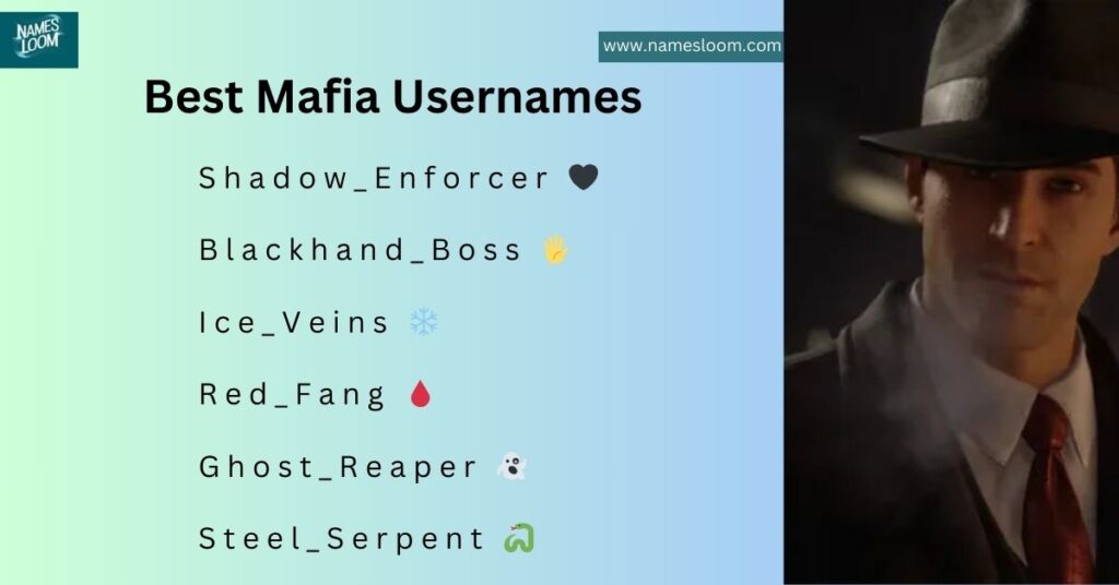 Best Mafia Usernames