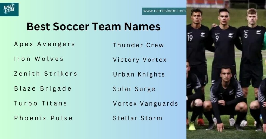 Best Soccer Team Names