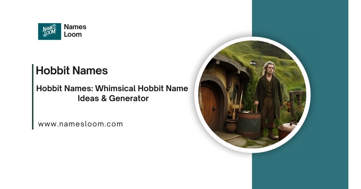 Hobbit Names