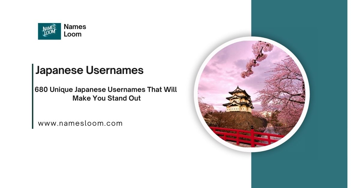 Japanese Usernames