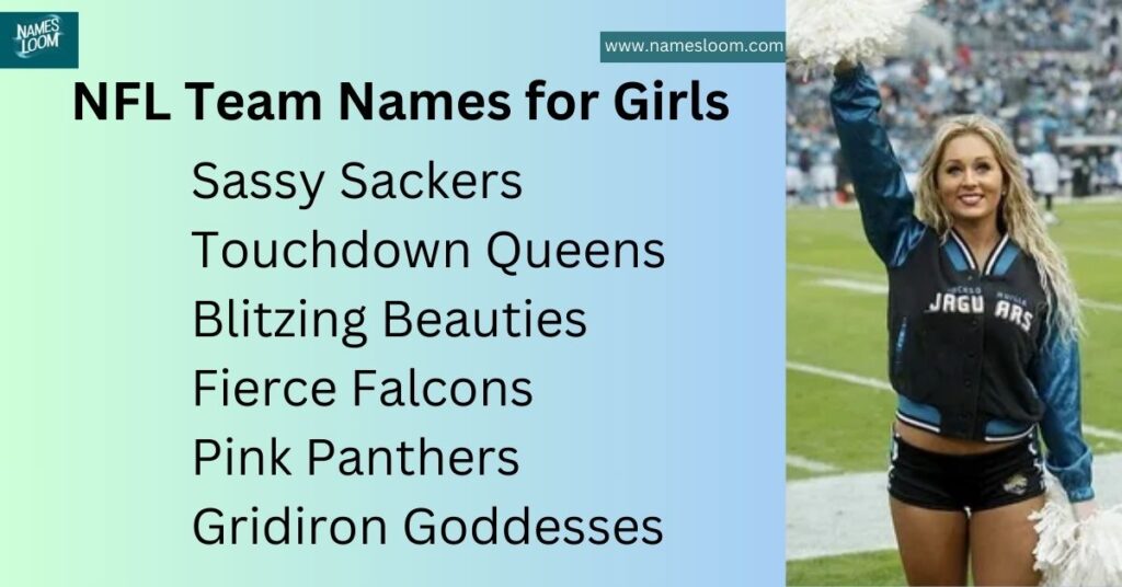 NFL Team Names for Girls