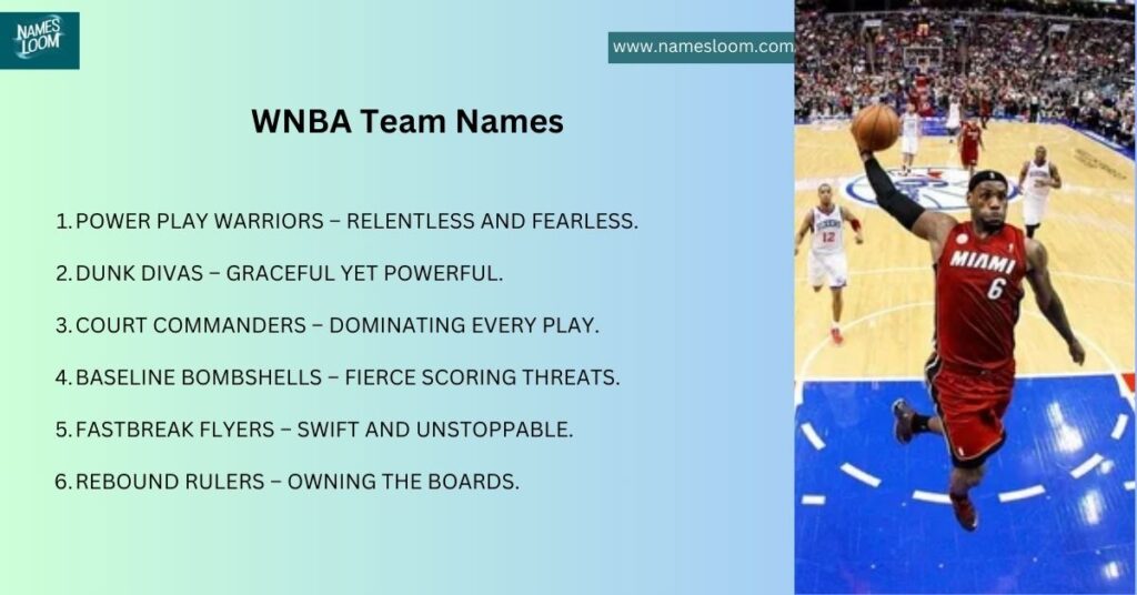 WNBA Team Names