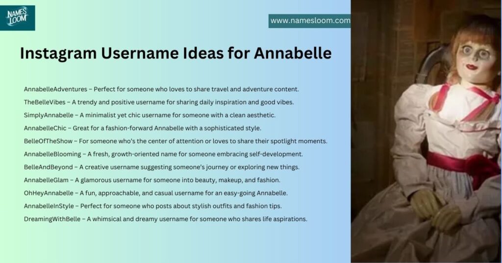 Instagram Username Ideas for Annabelle