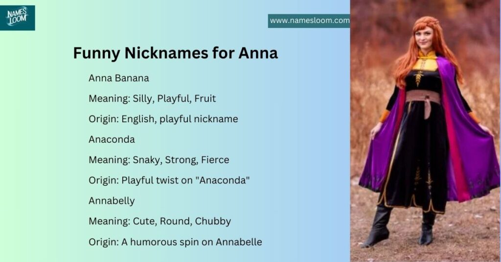 Funny Nicknames for Anna