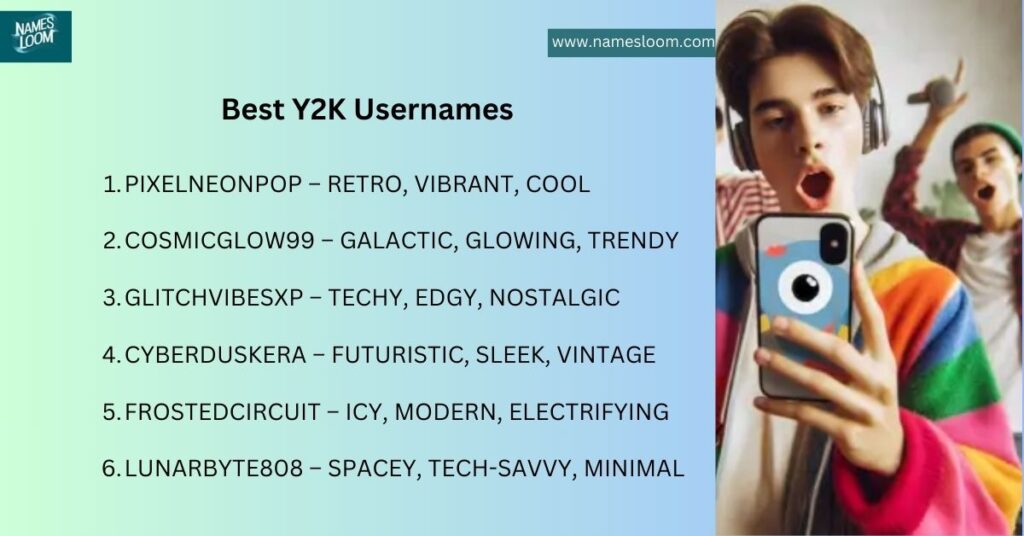 Best Y2K Usernames