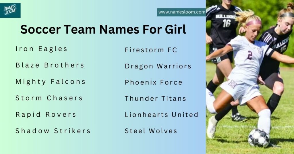 Soccer Team Names For Girl