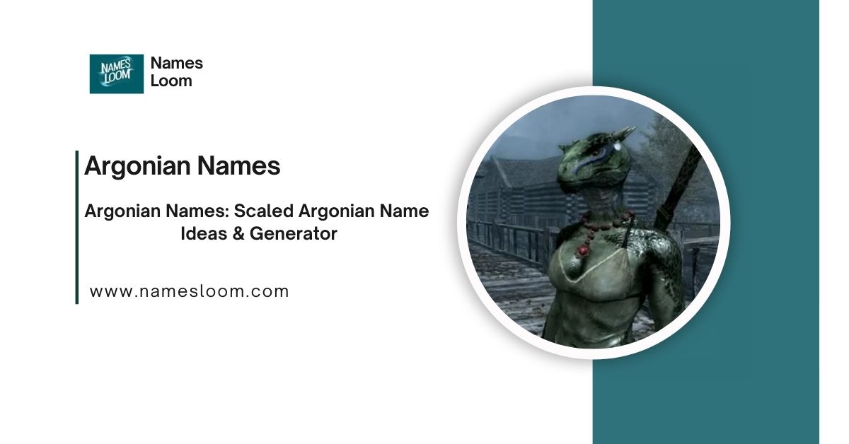 Argonian Names