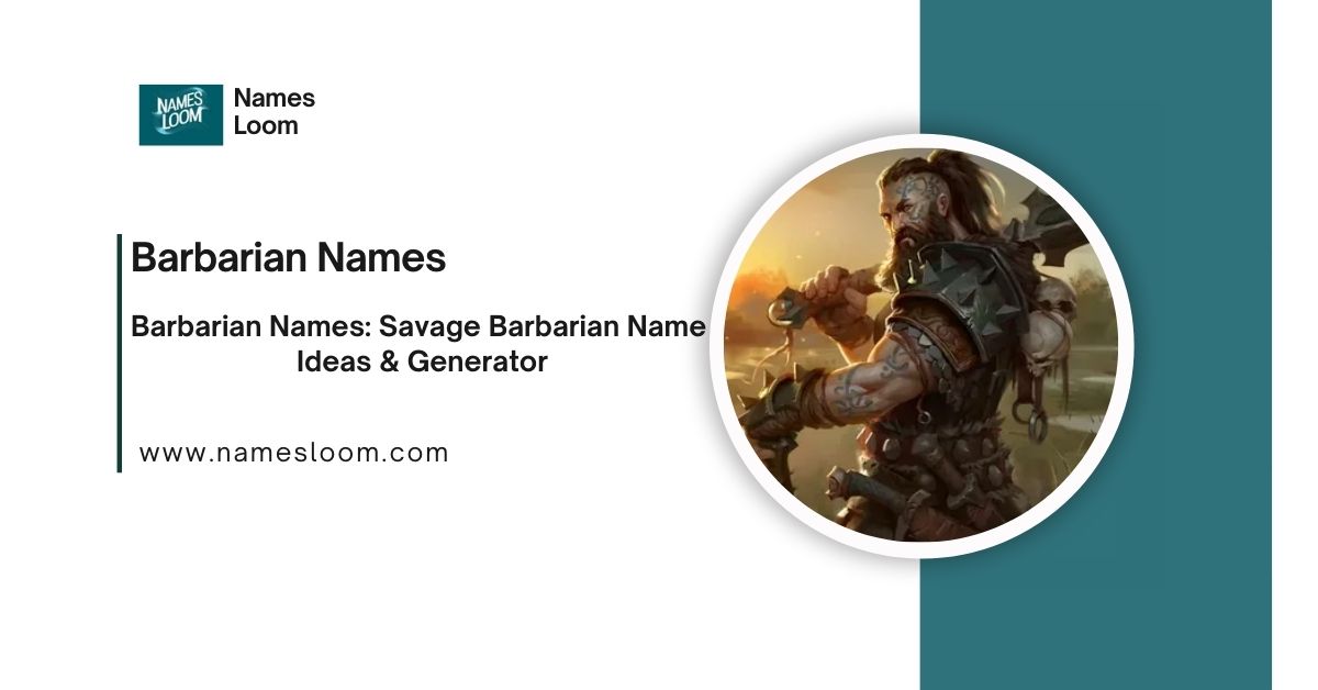 Barbarian Names