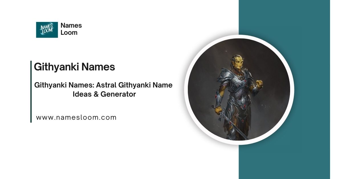 Githyanki Names