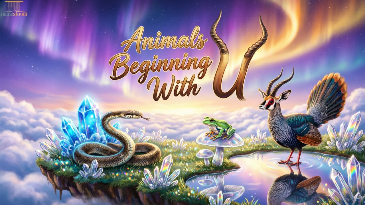 Animals Beginning With U