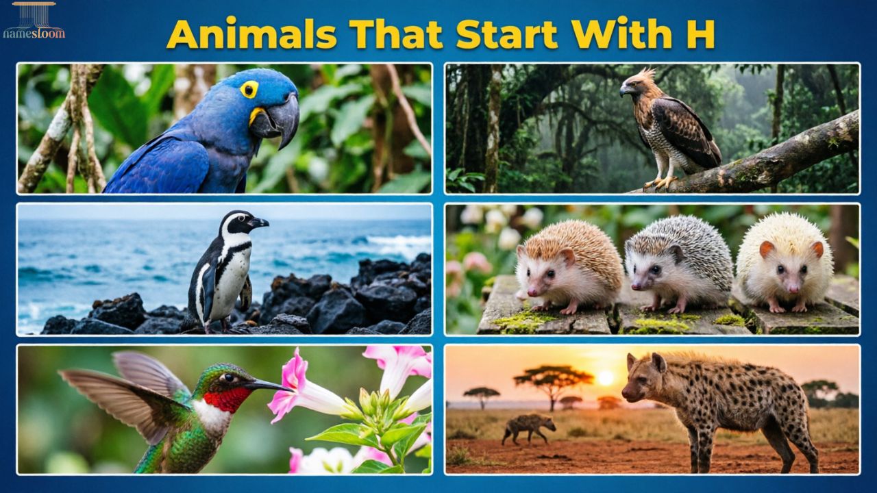 Animals that start with H