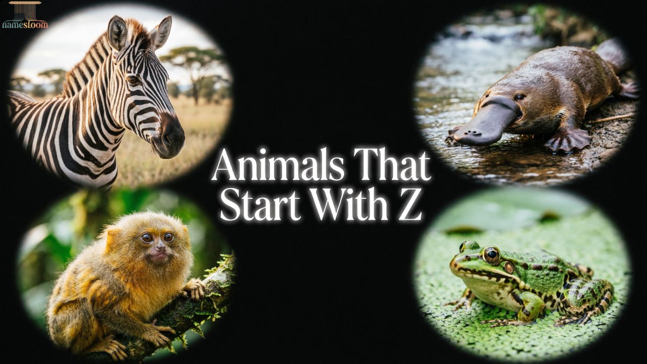 Animals That Start With Z