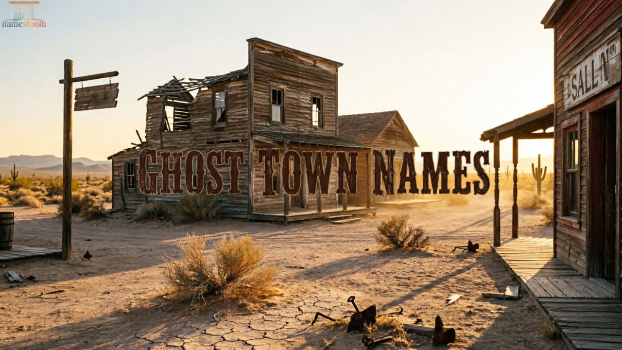 Ghost Town Names