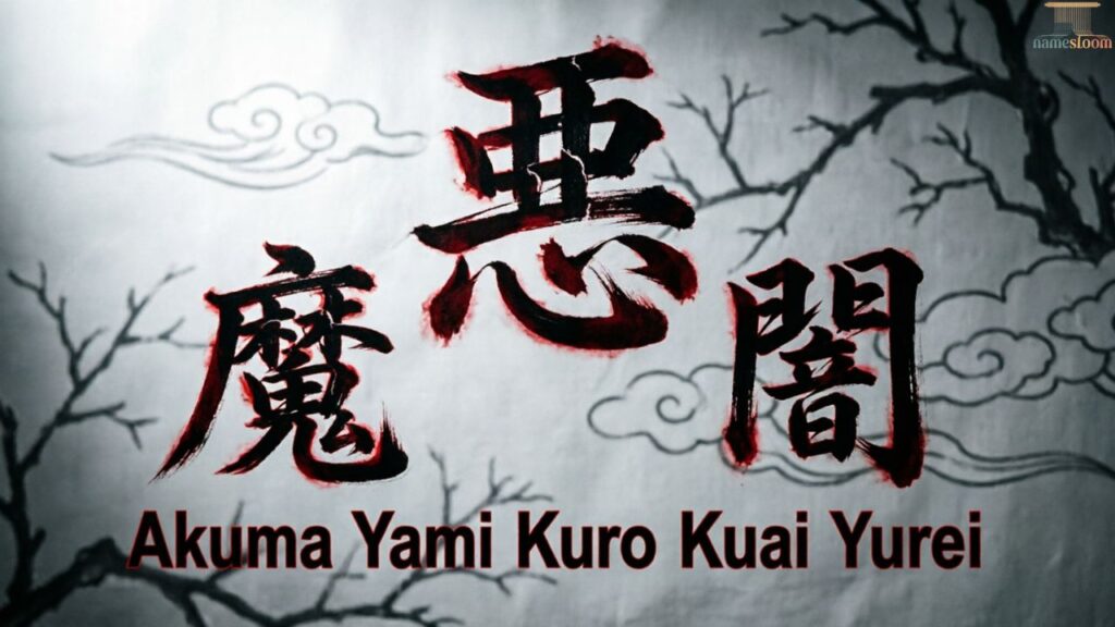 Japanese Names That Mean Evil