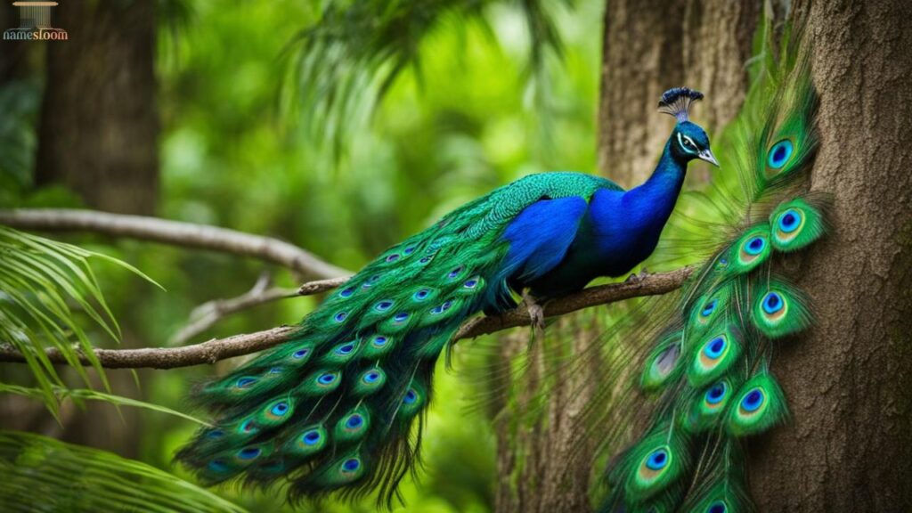 Male Peacock Names (Strong & Regal)