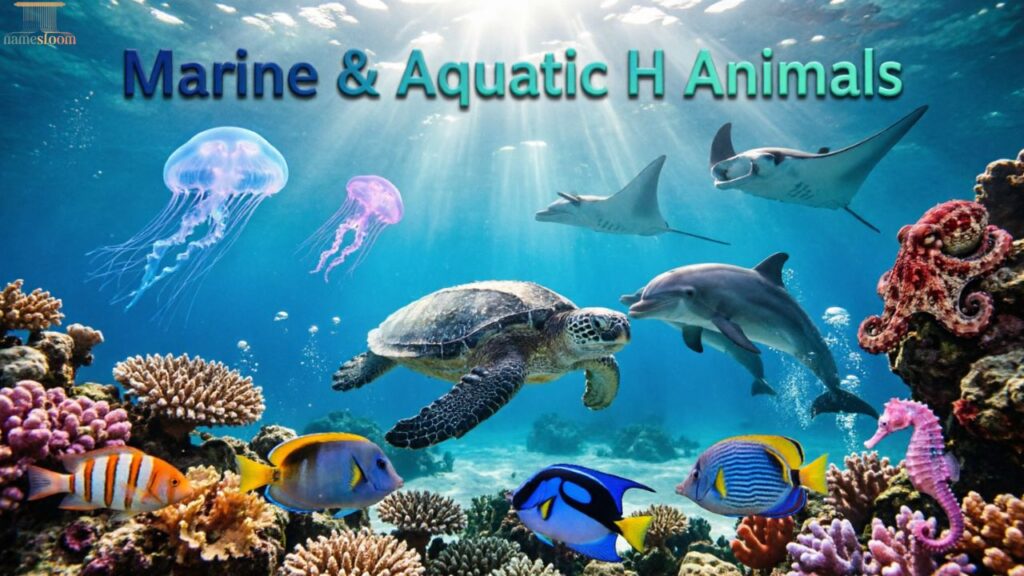 Marine & Aquatic H Animals
