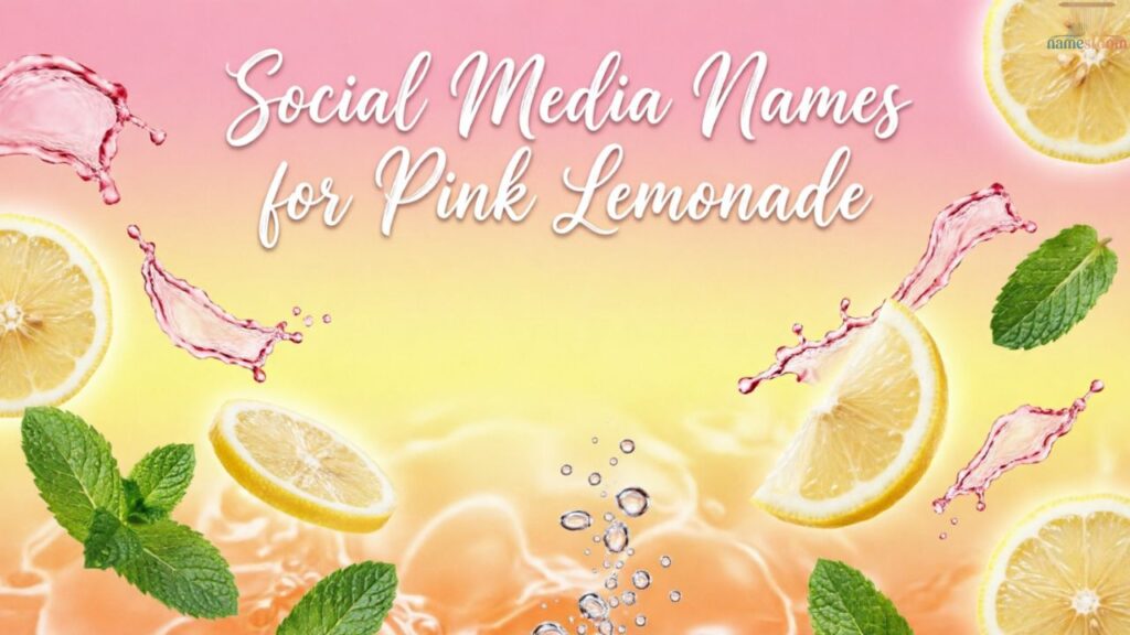 Social Media Names for Pink Lemonade
