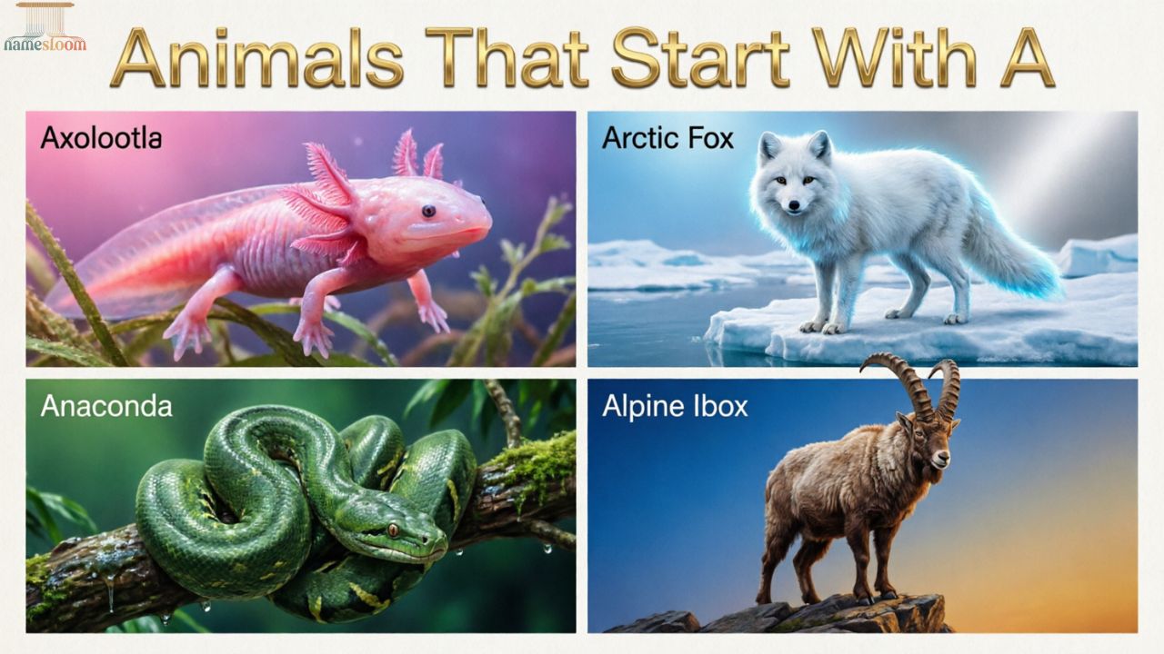 Animals That Start With A