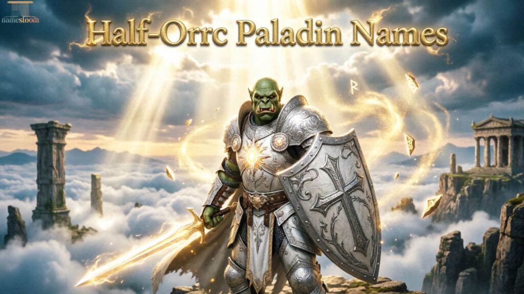 Half-Orc Paladin Names