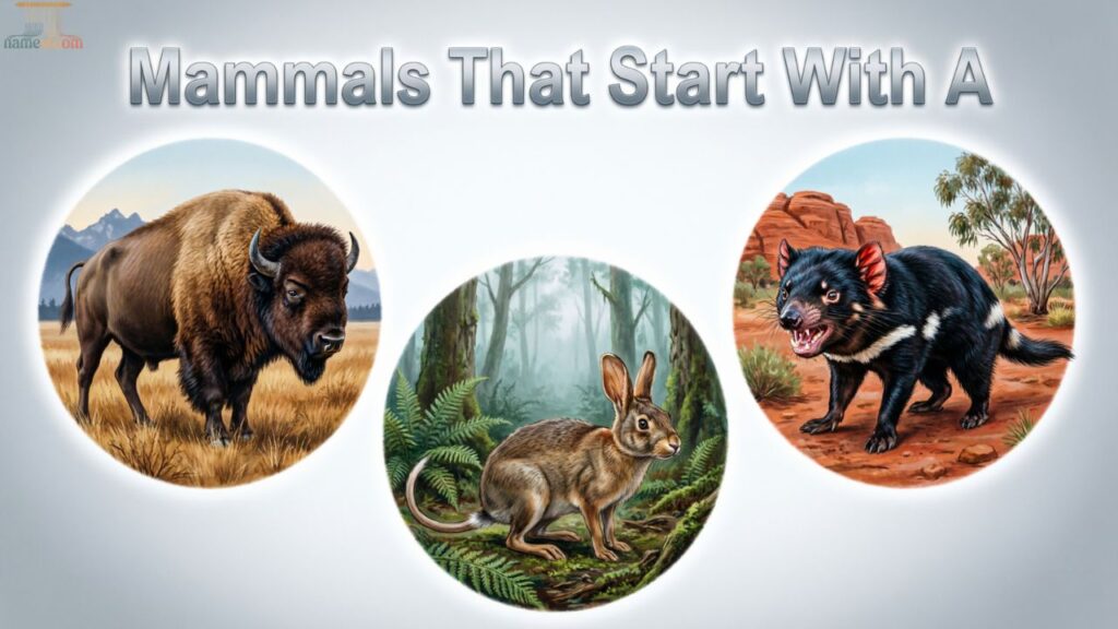 Mammals That Start With A