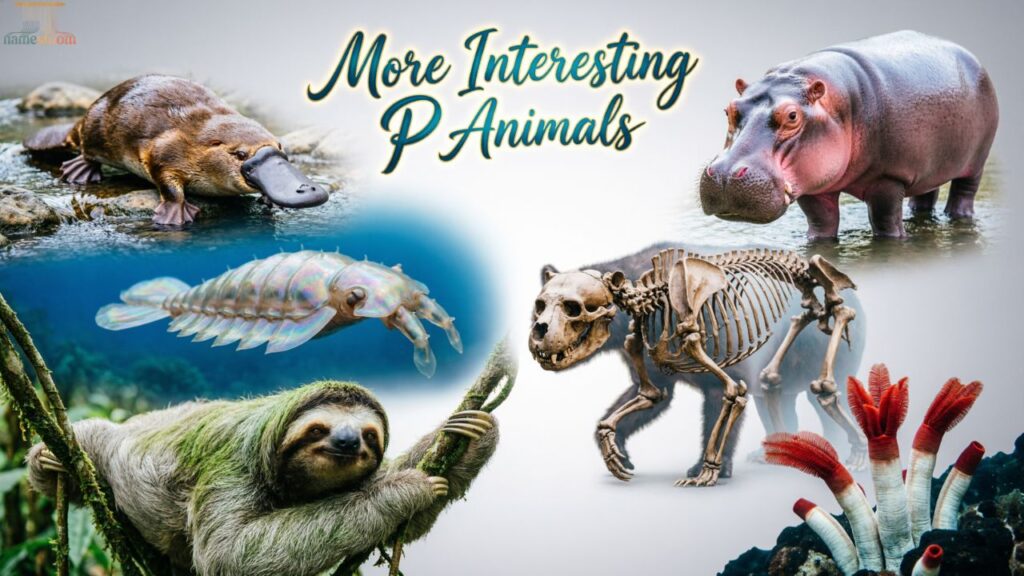 More Interesting P Animals