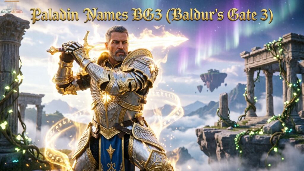 Paladin Names BG3 (Baldur's Gate 3)